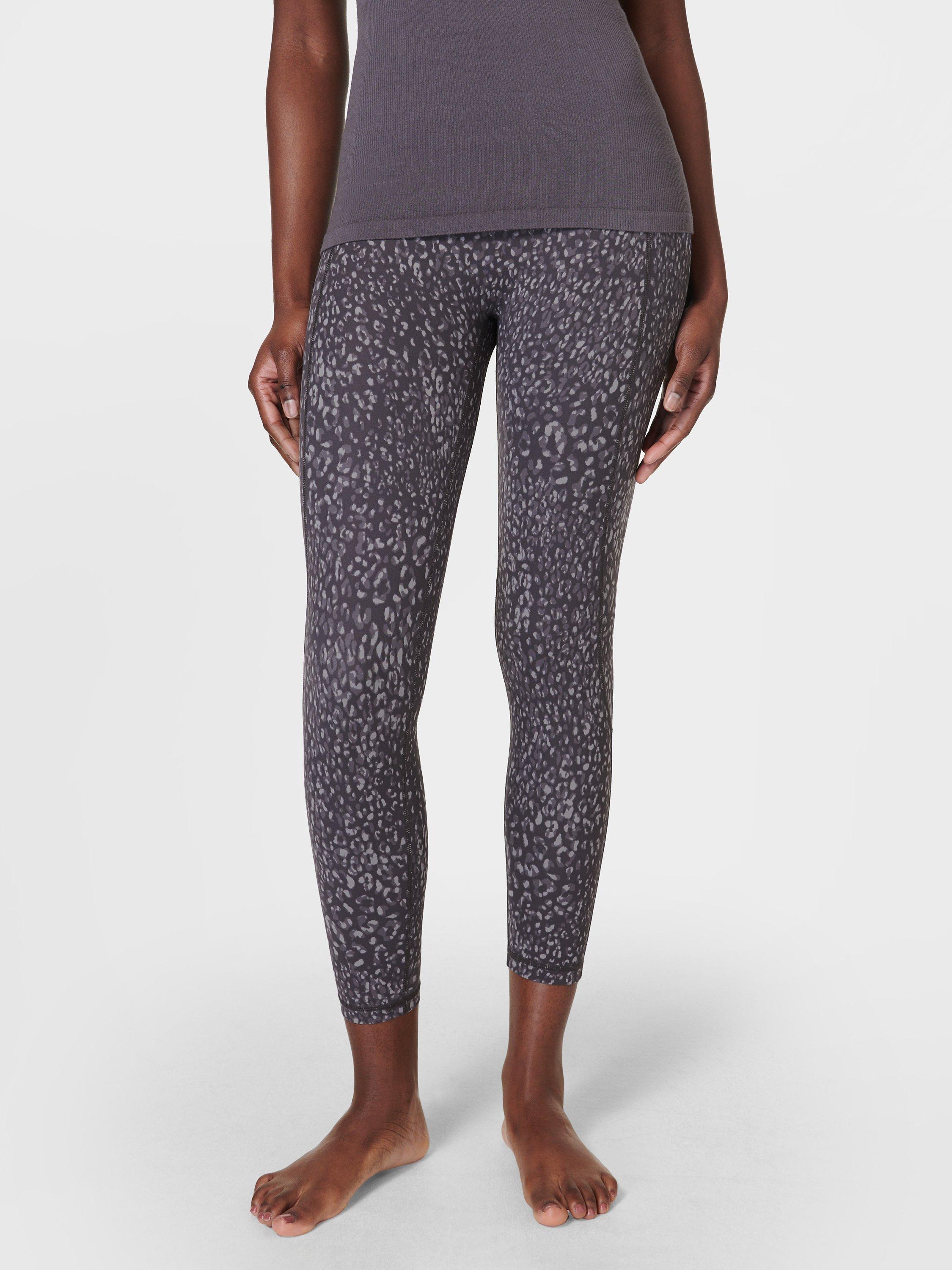 Sweaty Betty Super Soft Ultra-Lite 7/8 Yoga Leggings, Grey Watercolour 