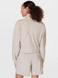 Sweaty Betty Explorer Half Zip Midlayer, Mineral Beige