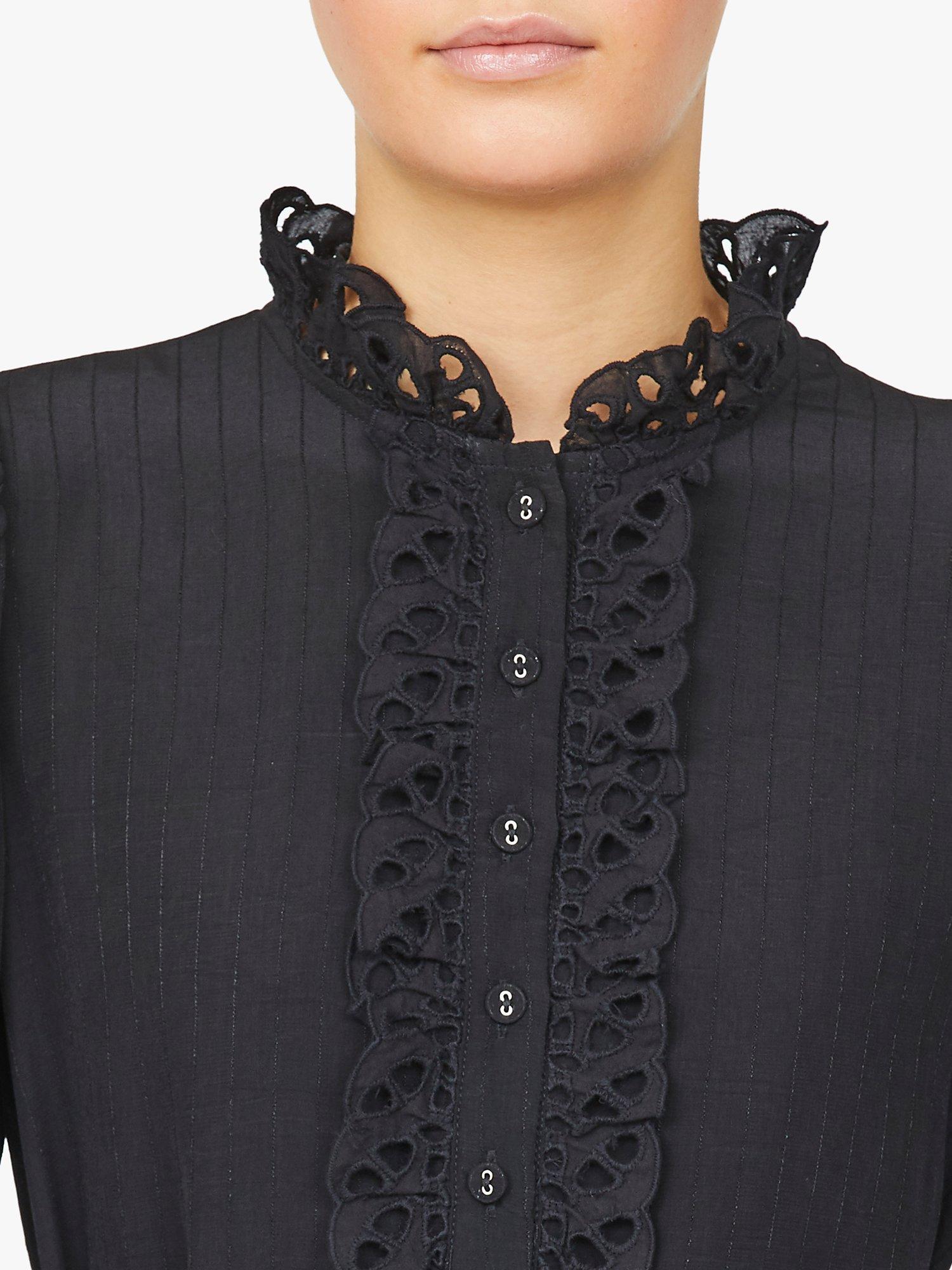 Product image 3 of 5, which shows Sisters Point Viada Lace Feminine Dress, Black, XS