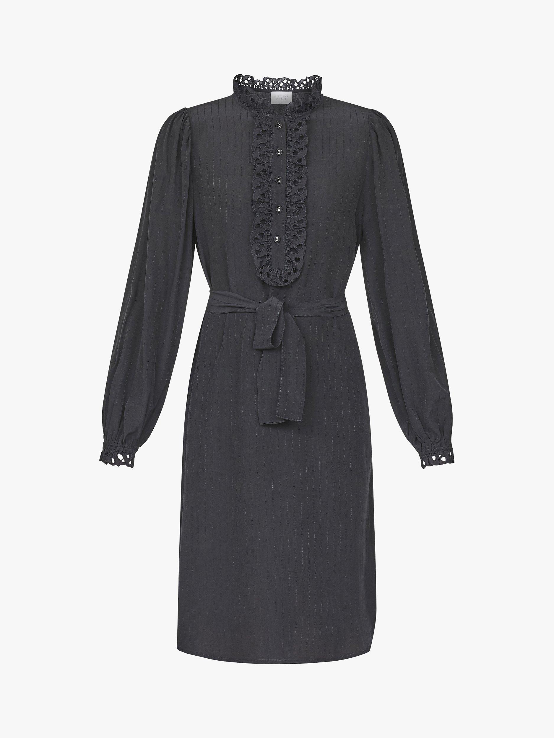 Product image 4 of 5, which shows Sisters Point Viada Lace Feminine Dress, Black, XS