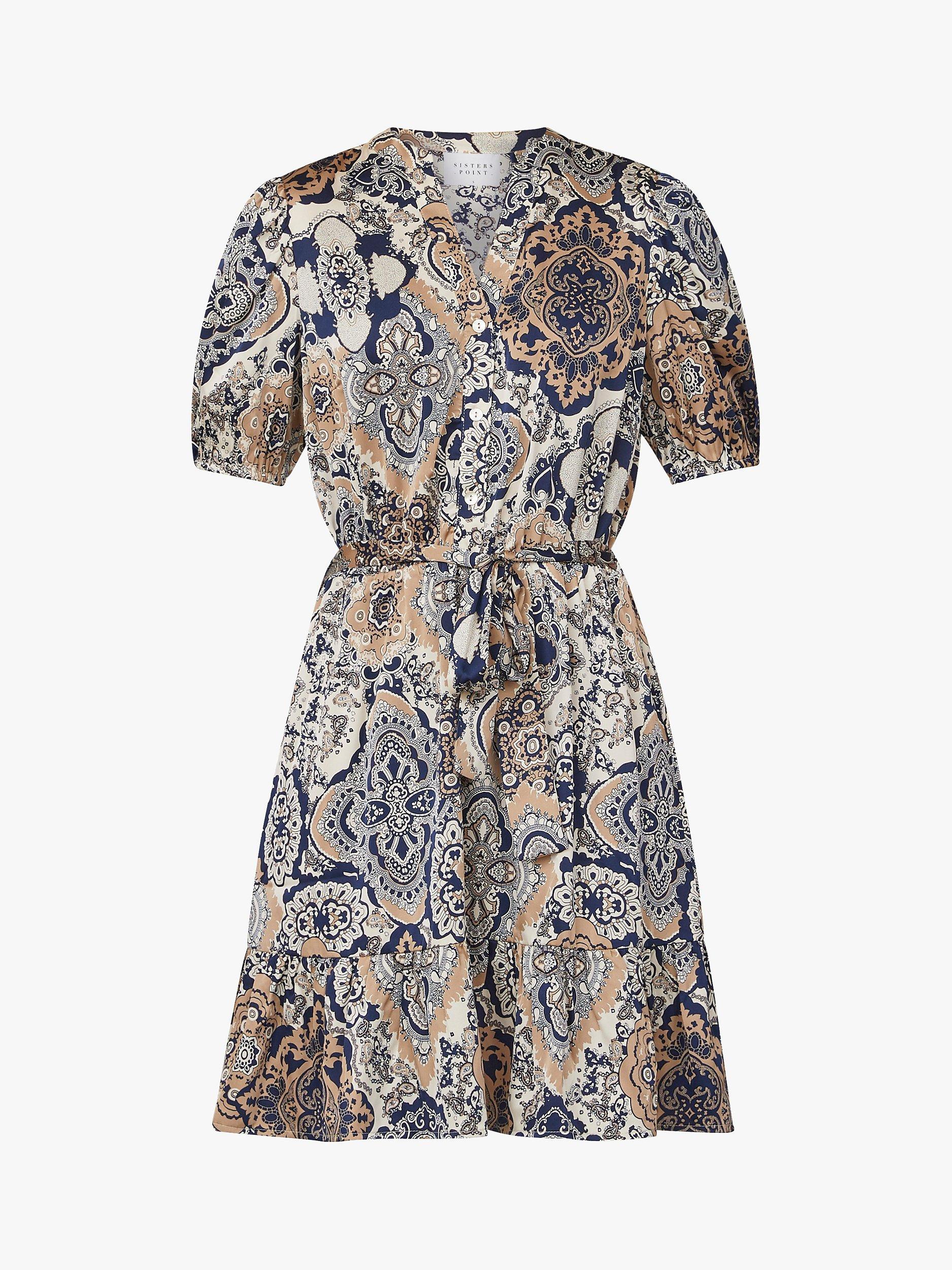 Product image 4 of 5, which shows Sisters Point Uloa Mini Dress, Paisley, XS