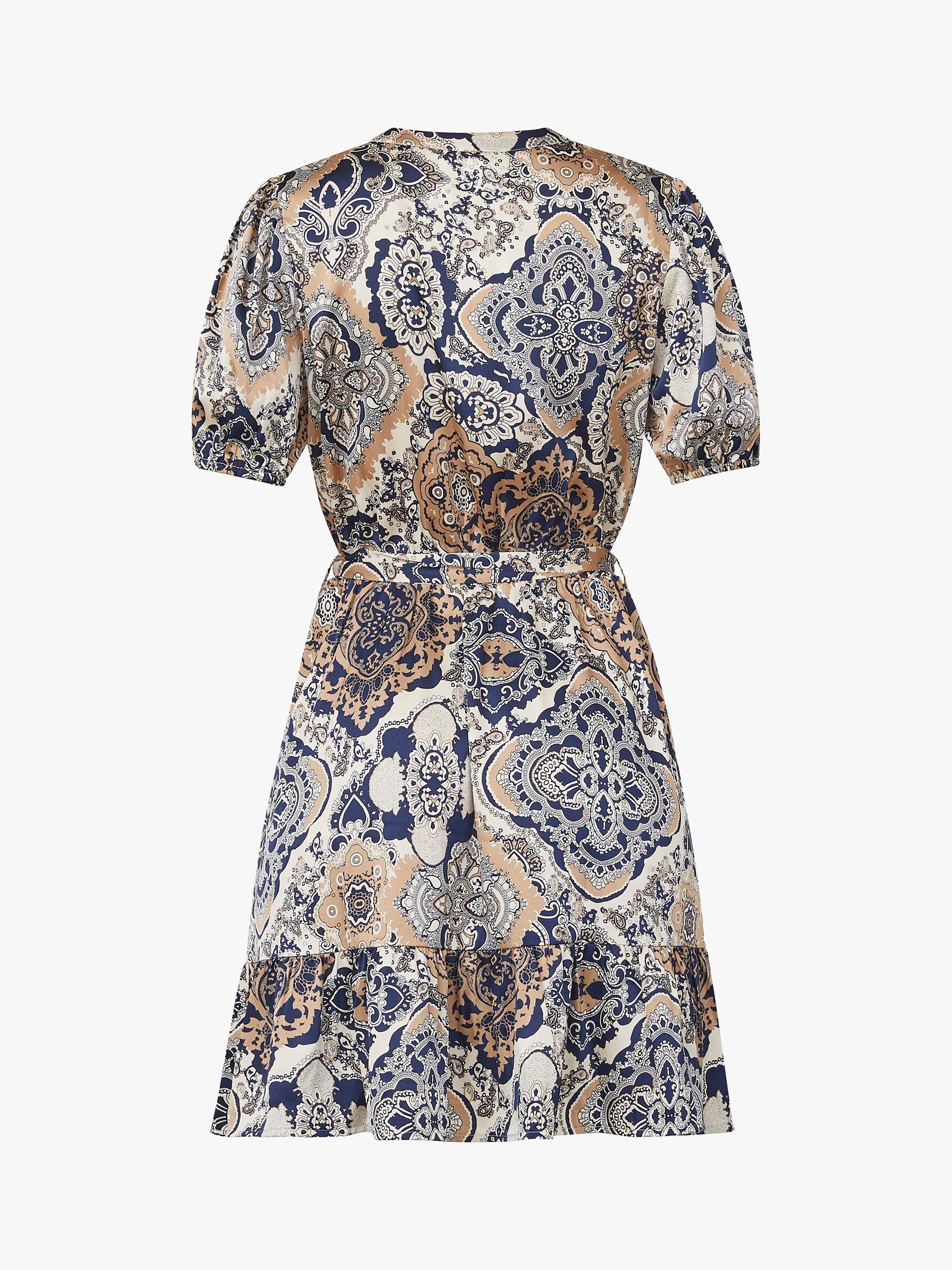 Product image 5 of 5, which shows Sisters Point Uloa Mini Dress, Paisley, XS