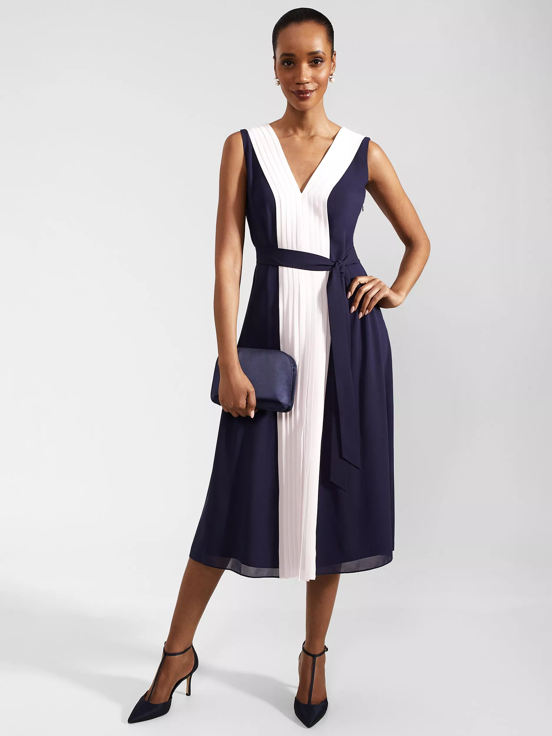 Women s Dresses Hobbs Colour Block John Lewis Partners
