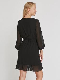 Sisters Point New Greto Wrap Dress - view 2, Black