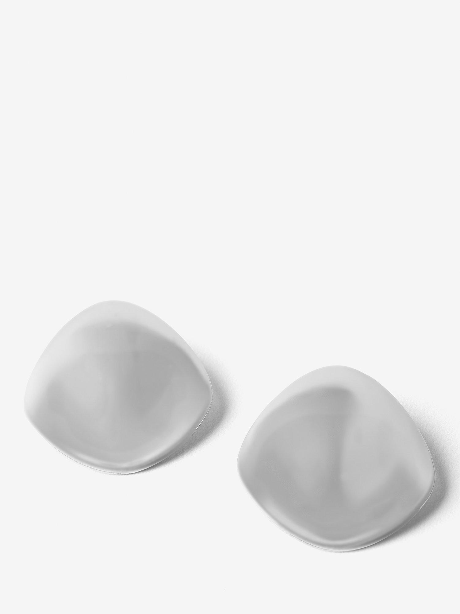 Mint Velvet Large Hammered Disc Earrings, Silver