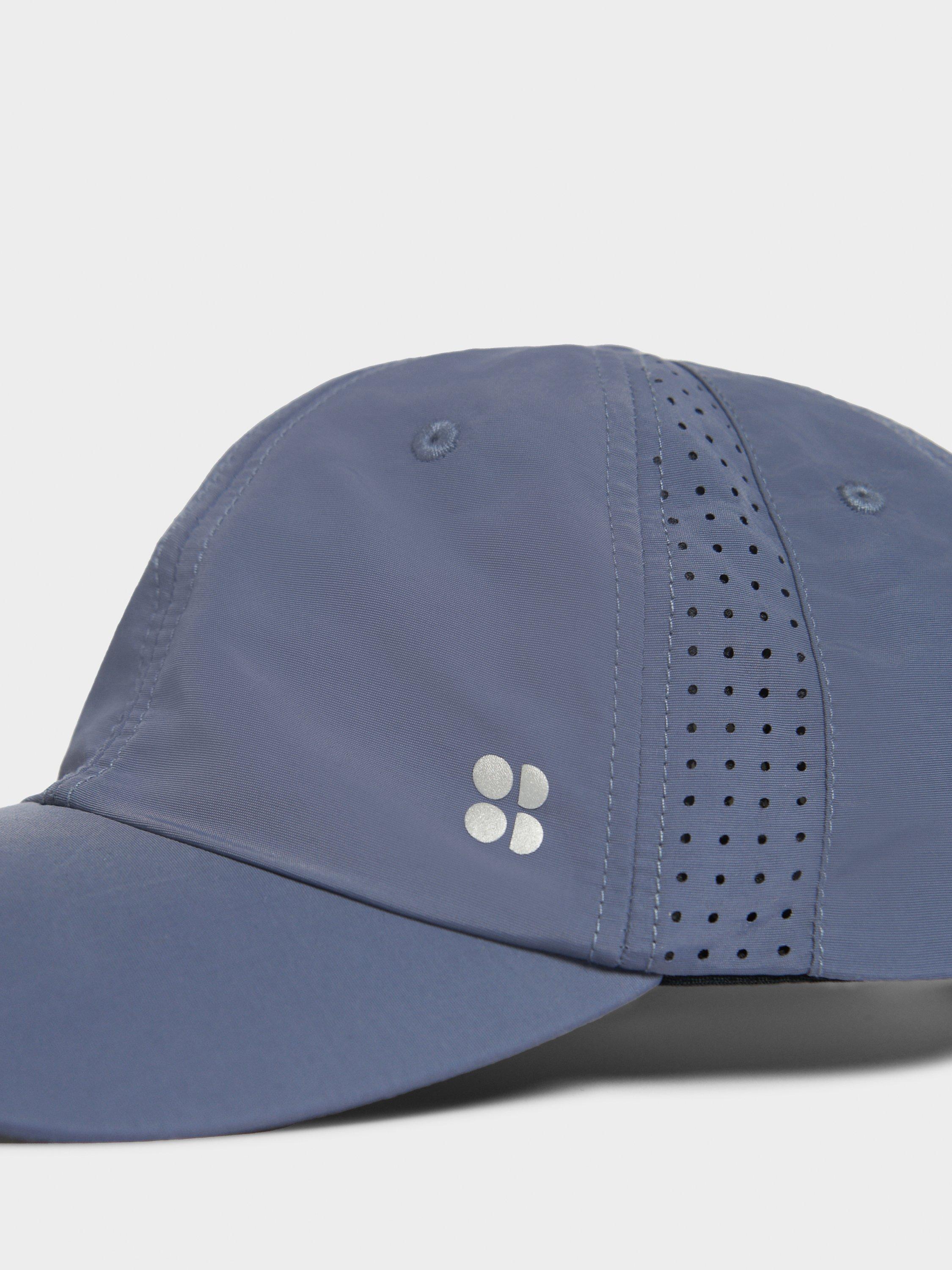 Product image 4 of 4, which shows Sweaty Betty Swiftie Pace Baseball Cap, Endless Blue