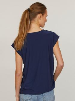 Sisters Point Low Cap Sleeve T-Shirt - view 2, Navy