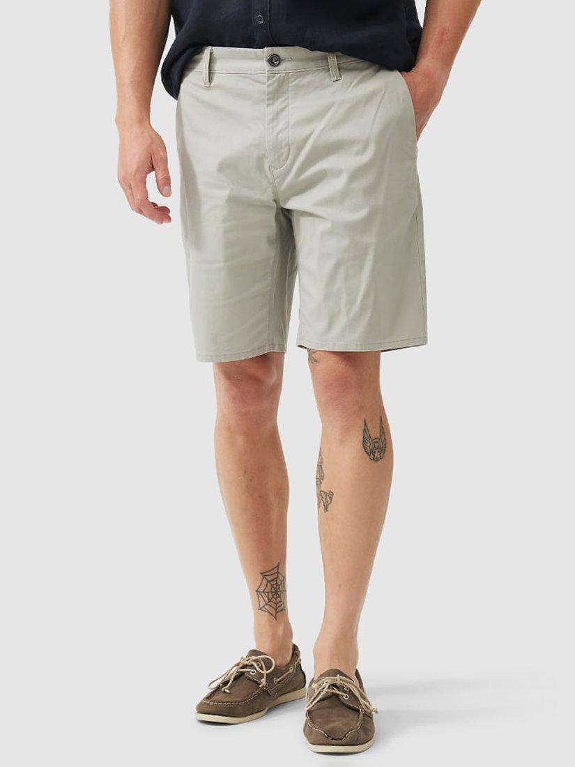 Rodd & Gunn North Thames Stretch Cotton Slim Bermuda Shorts, Dove