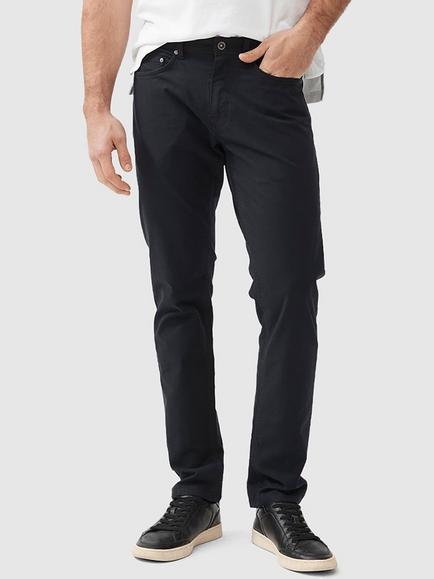 Rodd & Gunn Gunn Fabric Straight Fit Short Leg Jeans, Onyx