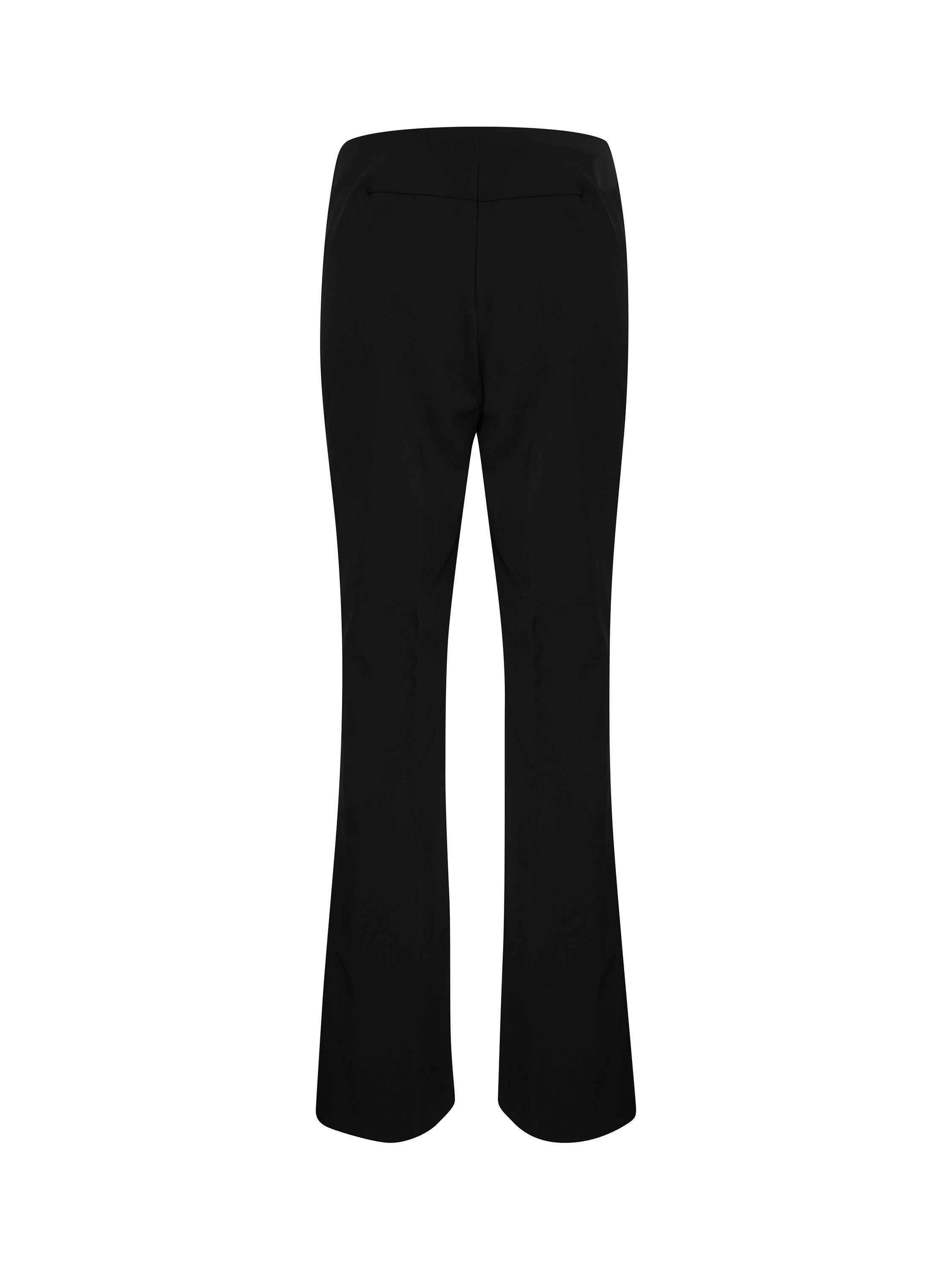 Product image 6 of 6, which shows Soaked In Luxury Corinne High Waisted Wide Legs Trousers, Black, XS