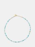 HUSH Maisie Multi Beaded Necklace, Gold/Multi