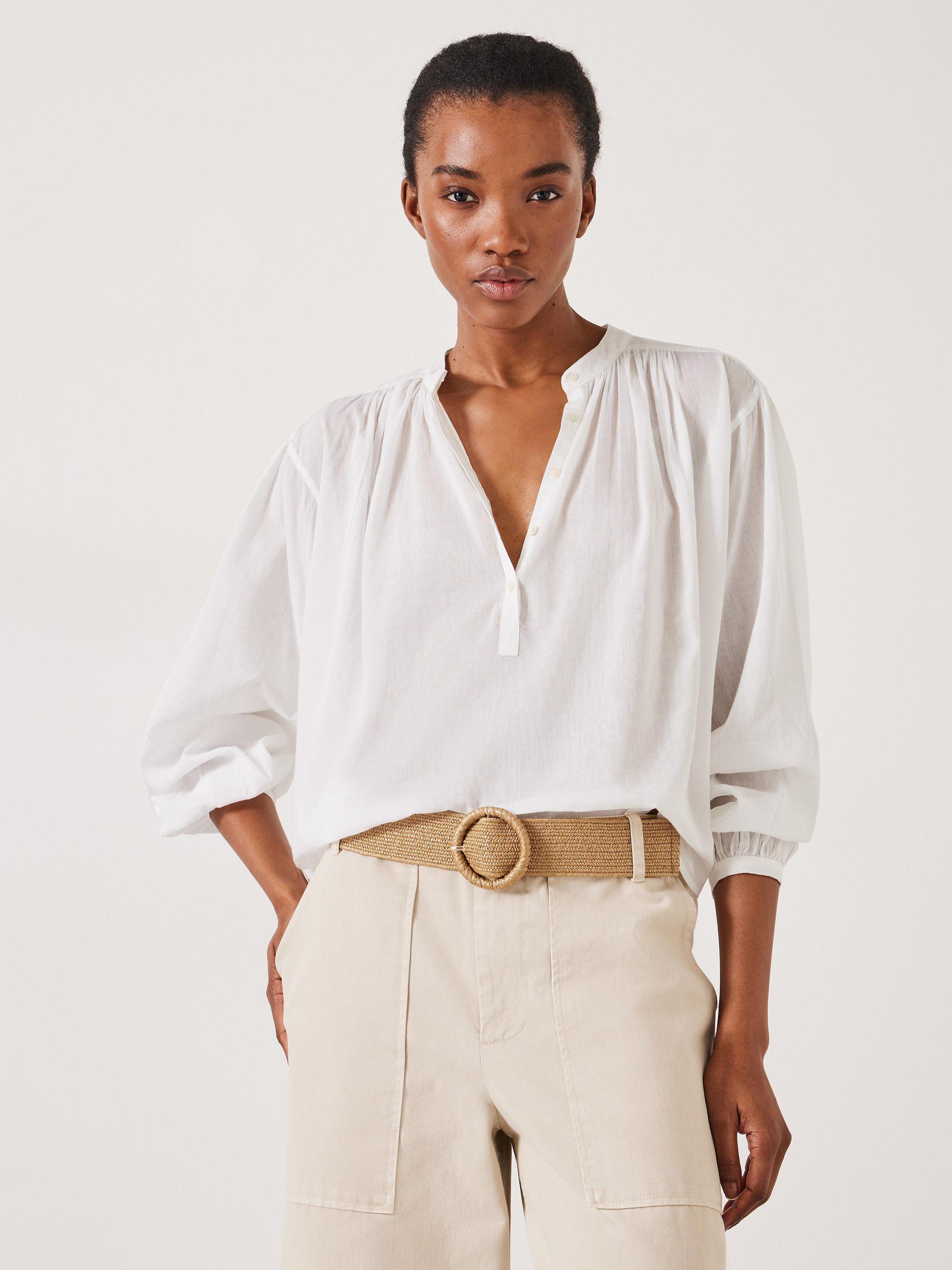 Product image 4 of 5, which shows HUSH Wrenley Woven Belt, Natural, S-M