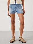 HUSH Rowan Denim Shorts, Mid Authentic Wash