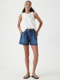 HUSH Larissa Denim Shorts, Mid Authentic