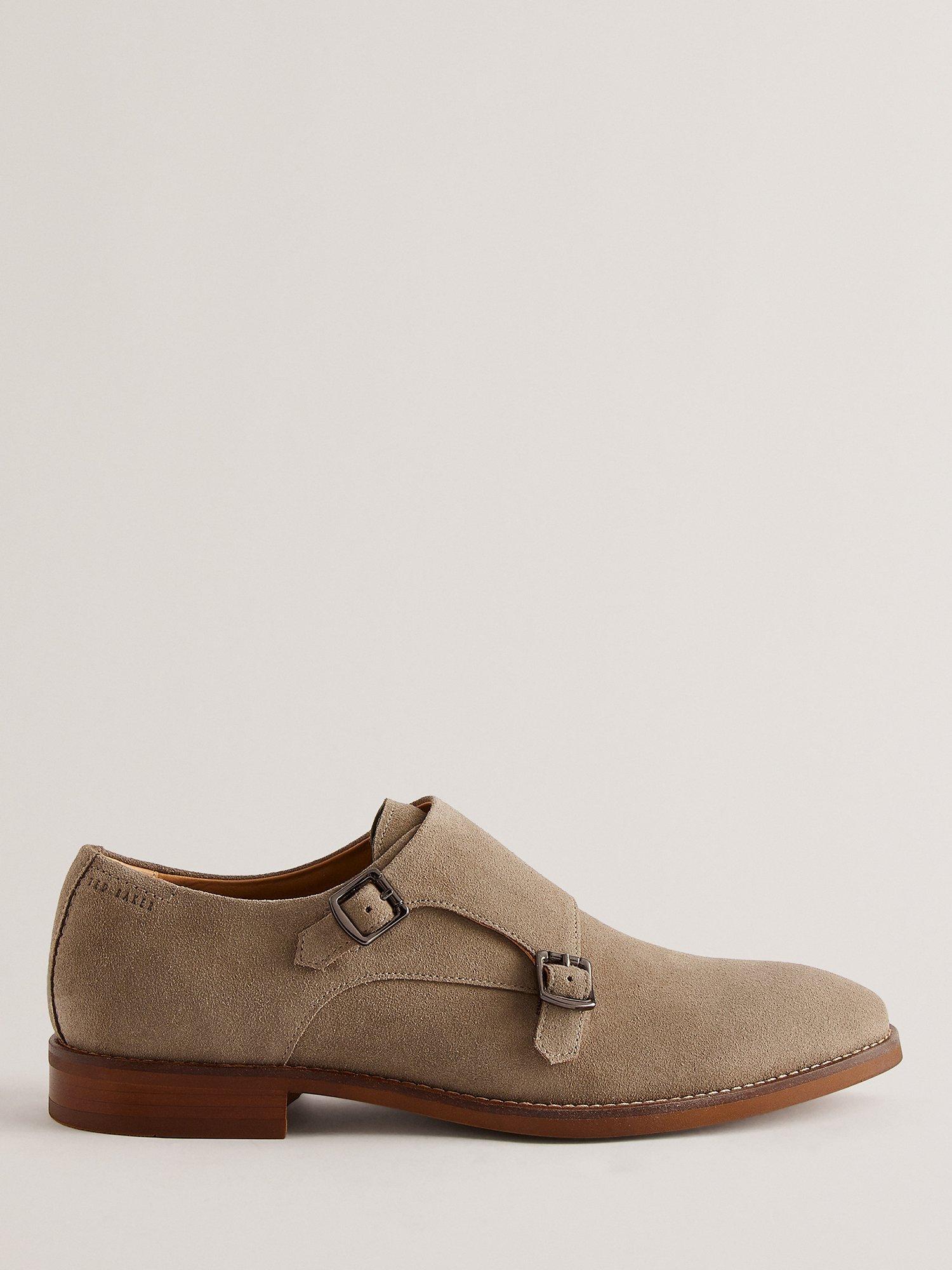 Ted Baker Bromly Monk Strap Shoe, Khaki