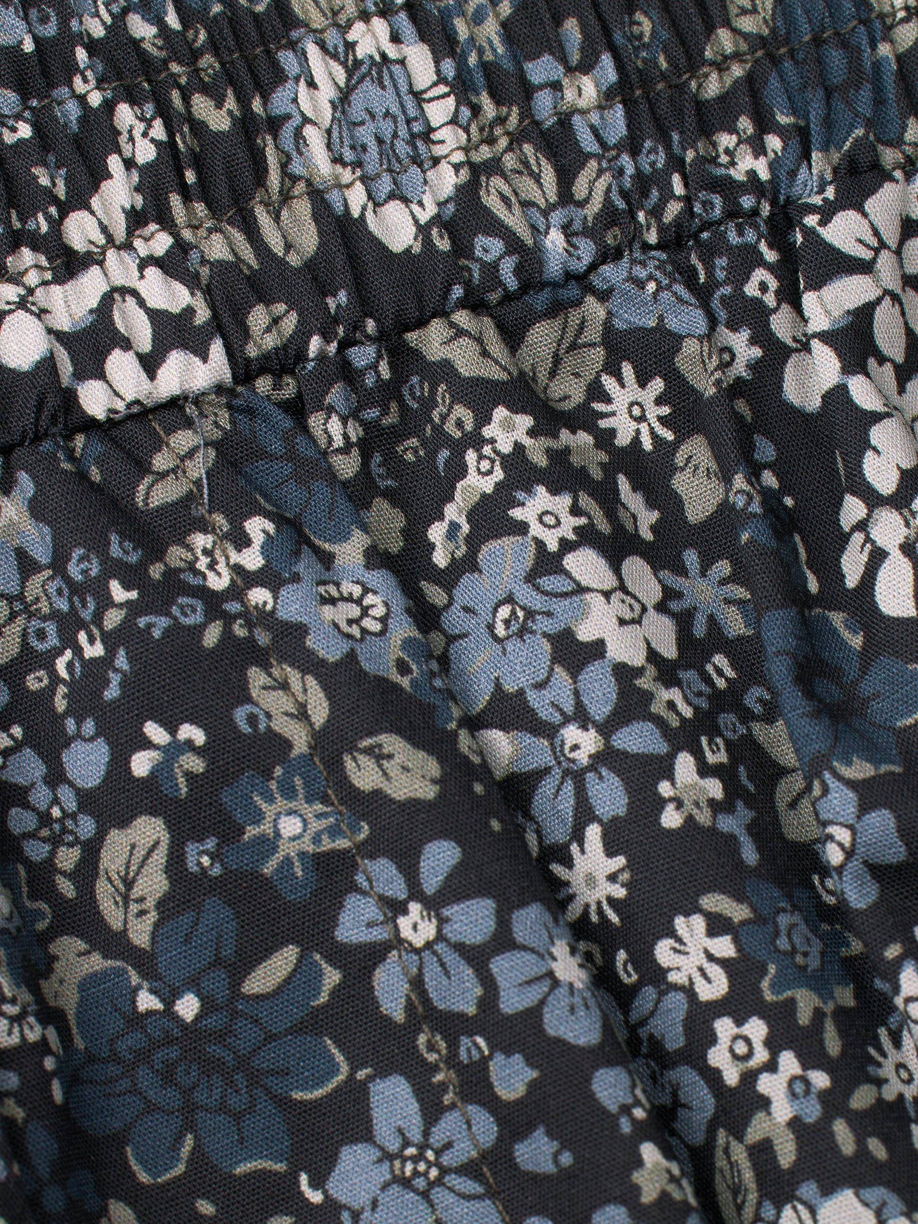 Product image 4 of 4, which shows Lollys Laundry Bill Floral Trousers, Washed Black, XXL