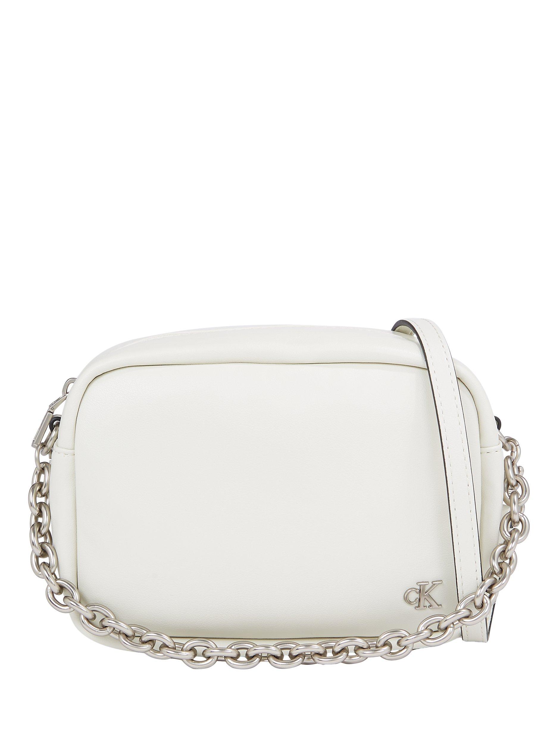 Calvin Klein Crossbody Chain Detail Camera Bag, Icicle, One Size