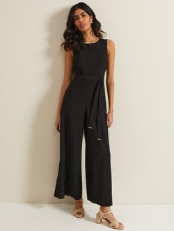 Phase Eight Marta Culotte Jumpsuit, Black, Black