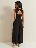 Phase Eight Marta Culotte Jumpsuit, Black