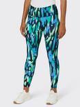 Venice Beach Prudence Abstract Sports Leggings, Multi