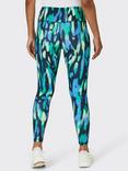 Venice Beach Prudence Abstract Sports Leggings, Multi