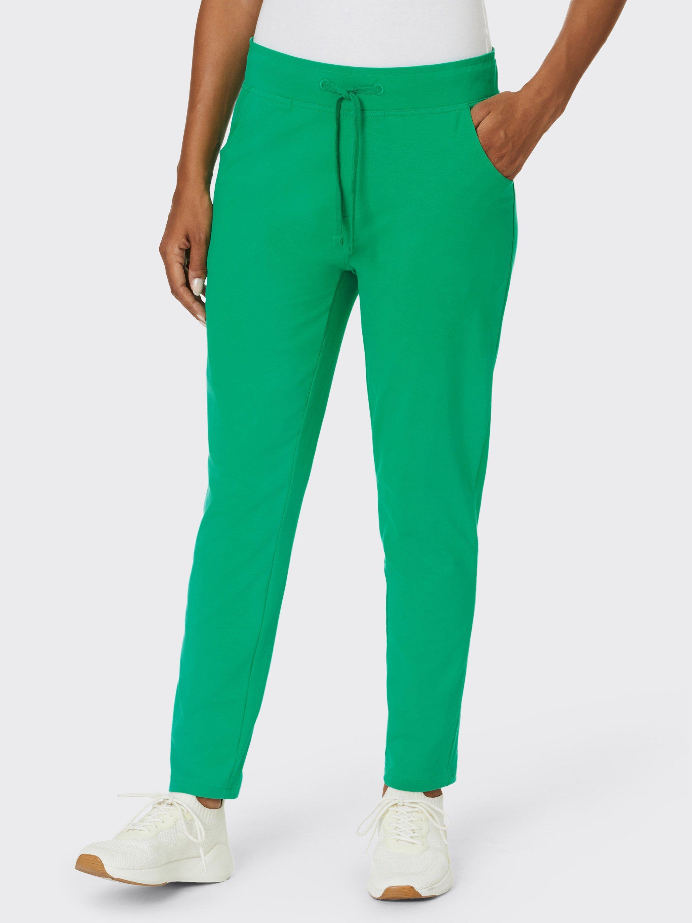 Product image 1 of 7, which shows Venice Beach Zella Trousers, Island Green, XS