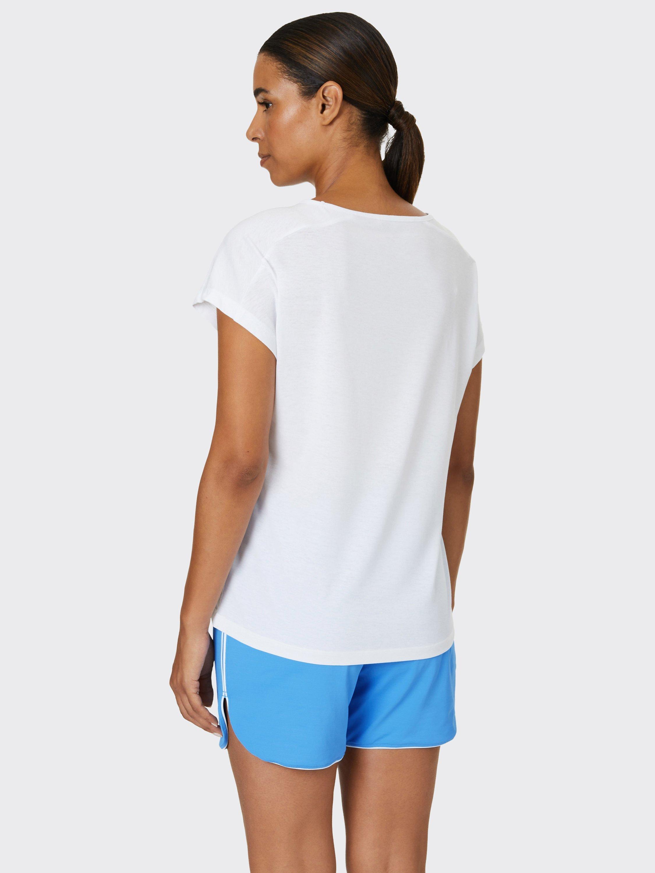Product image 2 of 7, which shows Venice Beach Tia T-Shirt, White/Multi, XS
