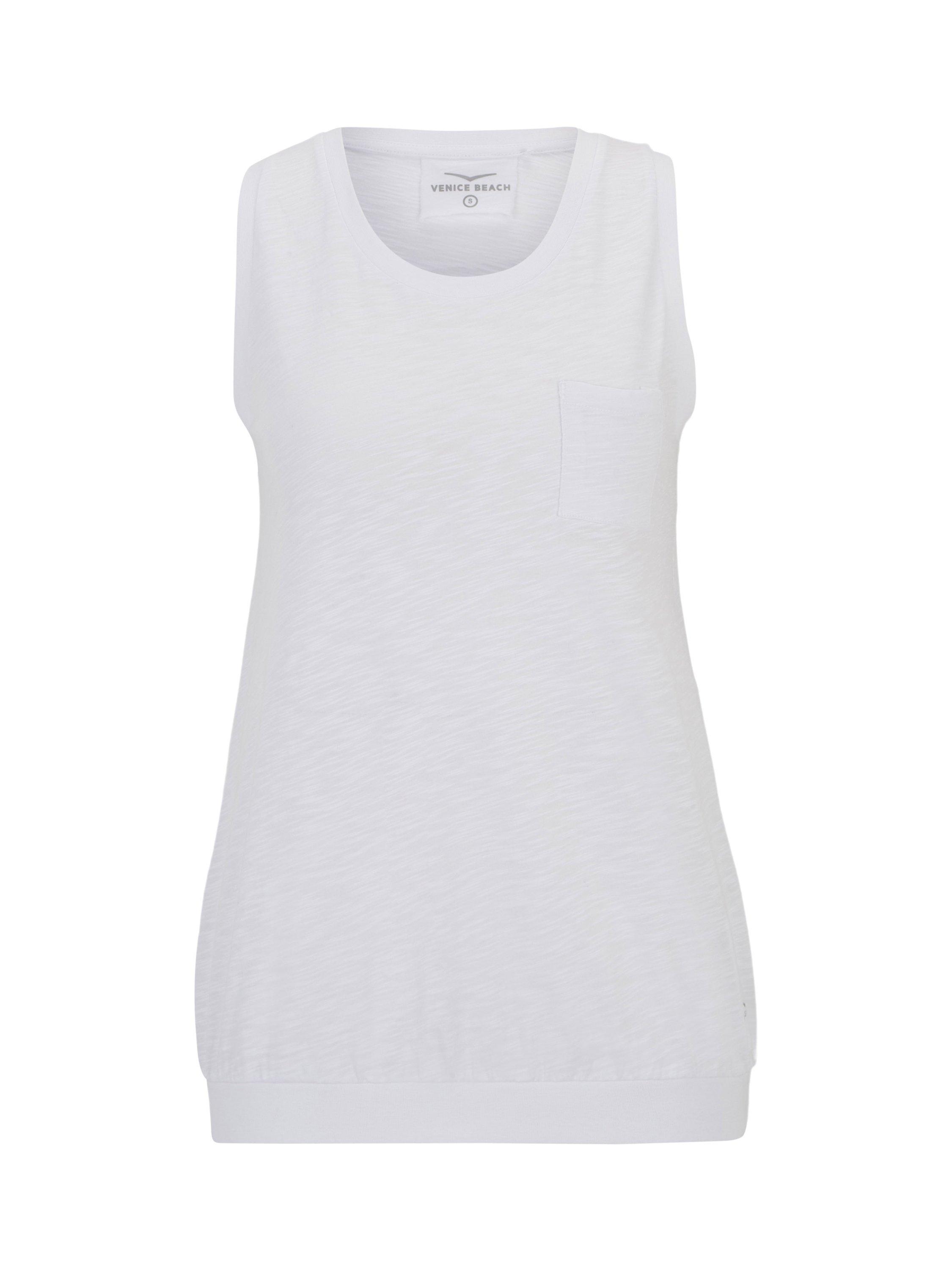 Product image 4 of 7, which shows Venice Beach Remy Tank Top, White, XS
