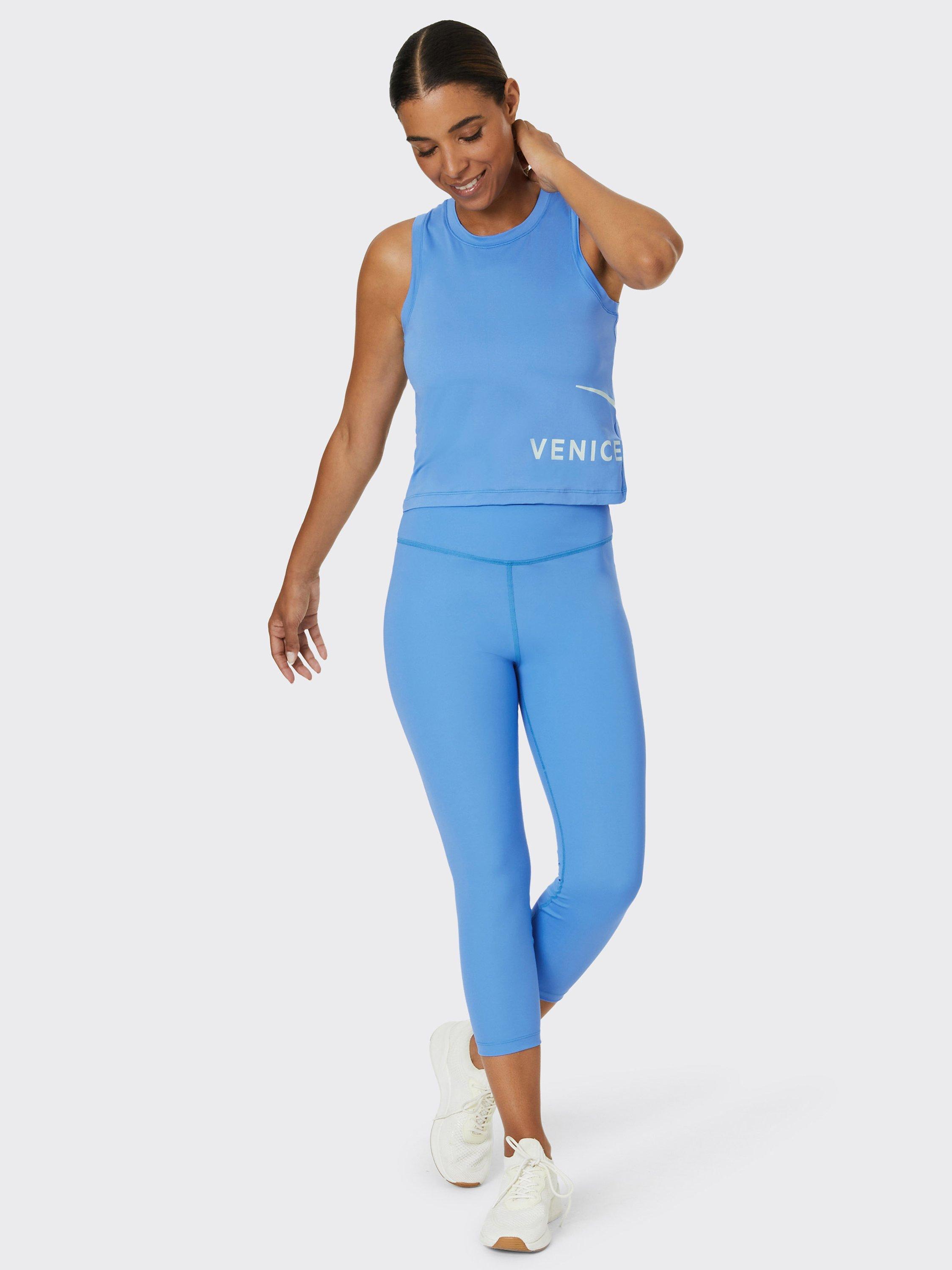 Product image 3 of 7, which shows Venice Beach Yael Sports Tank Top, Marina, XS