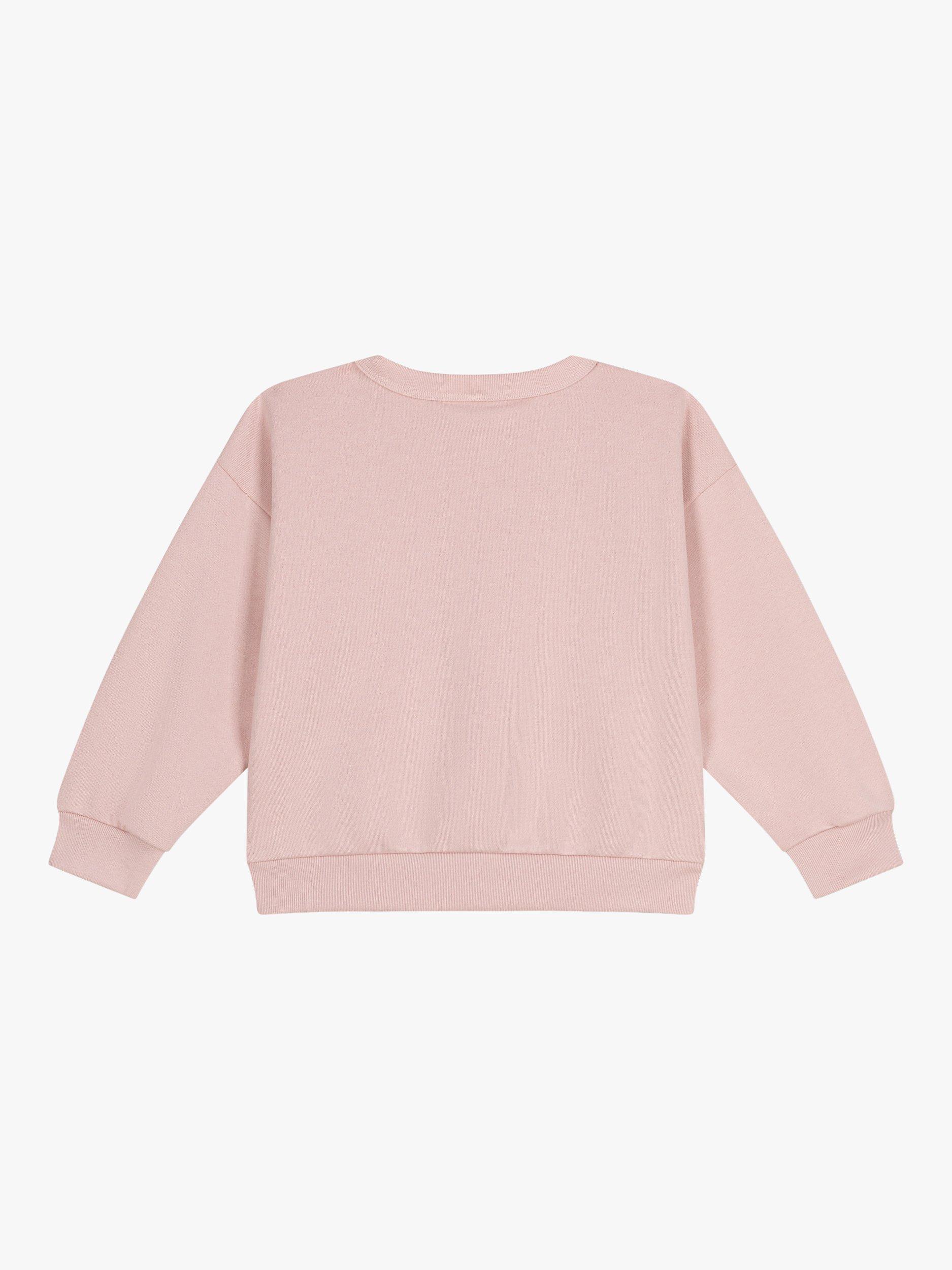 Product image 2 of 3, which shows Petit Bateau Kids' Logo Jumper, Saline, 3 years