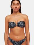 Whistles Forget Me Not Bikini Bottoms, Black/Multi
