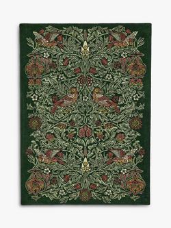 Morris & Co. Bird Thump Rug, Green