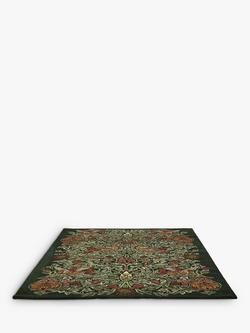 Morris & Co. Bird Thump Rug - view 2, Green