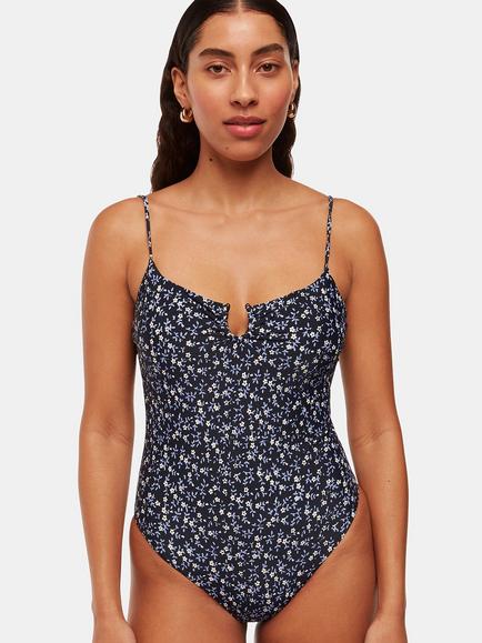Whistles Forget Me Not Swimsuit, Black/Multi, Black/Multi