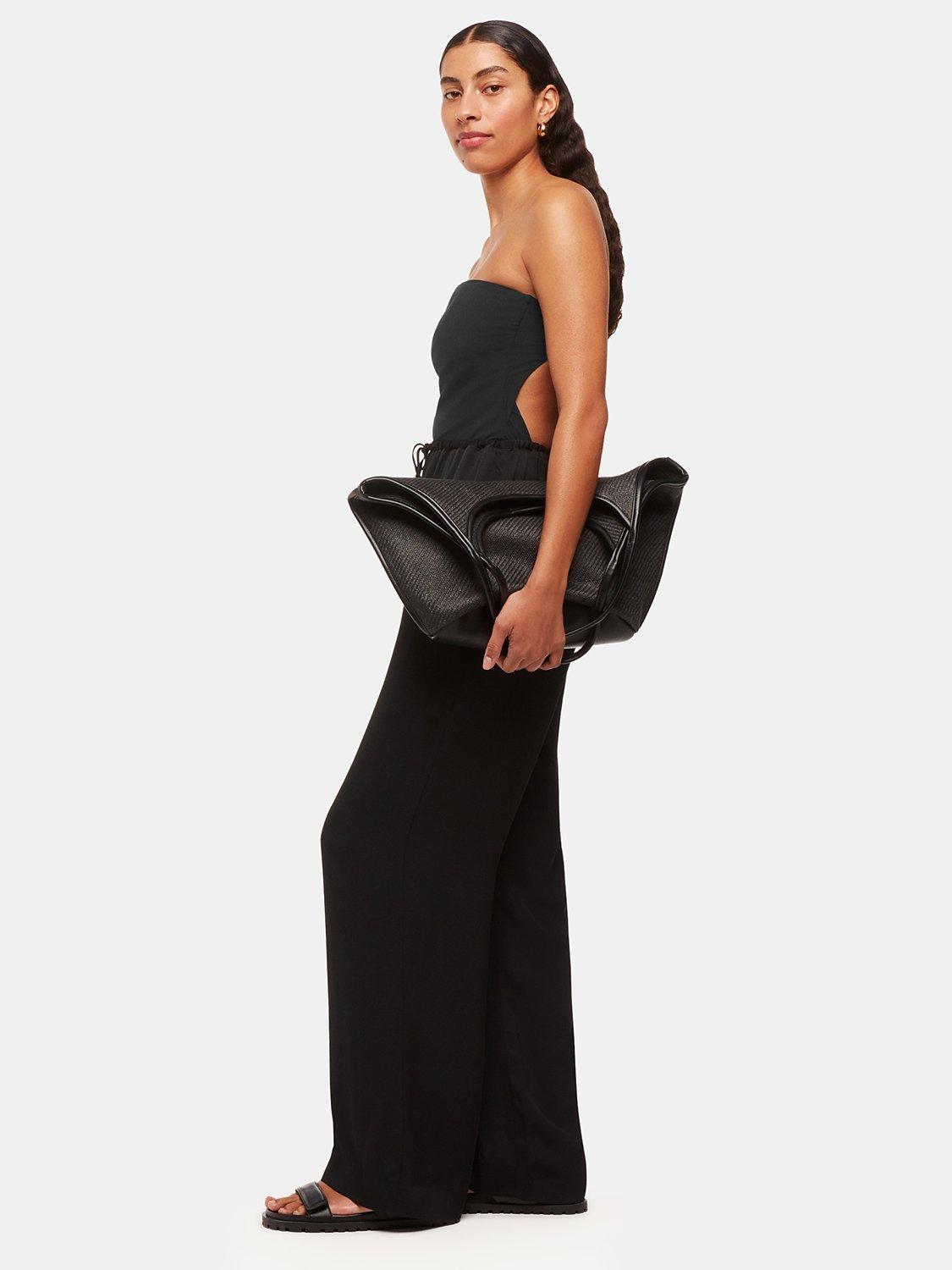 Product image 4 of 5, which shows Whistles Marcia Strapless Swimsuit, Black, 6