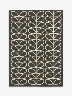 Orla Kiely Linear Stem Wool Rug, Slate