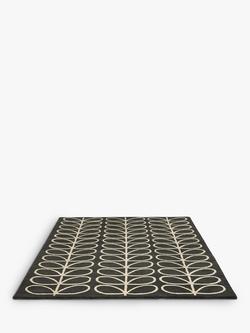 Orla Kiely Linear Stem Wool Rug - view 2, Slate
