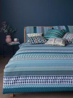 Margo Selby Double Weave Collection Olivia Duvet Cover Set, Multi