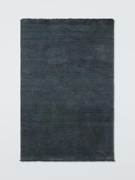 John Lewis Plain Hand Woven New Zealand Pure Wool Rug, Blue