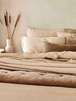 Christy Organic Retreat Duvet Cover Set - view 2, Oat