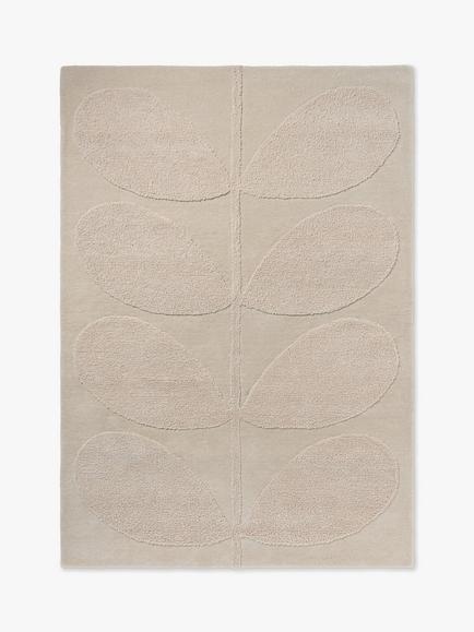 Orla Kiely Giant Stem Rug, Ecru