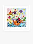 John Lewis Emma Burnett 'The Orange Vase' Framed Print & Mount, 61.5 x 61.5cm, Orange/Multi