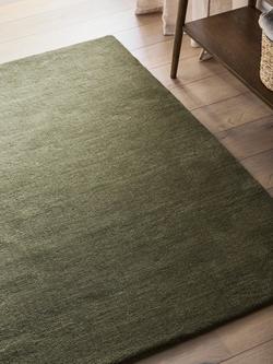 John Lewis Wellington Pure Wool Rug - view 2, Avocado