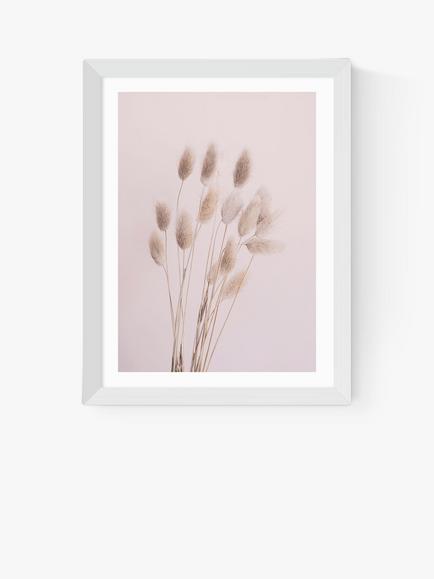 EAST END PRINTS Sisi and Seb 'Fuzzies' Framed Print, White Frame