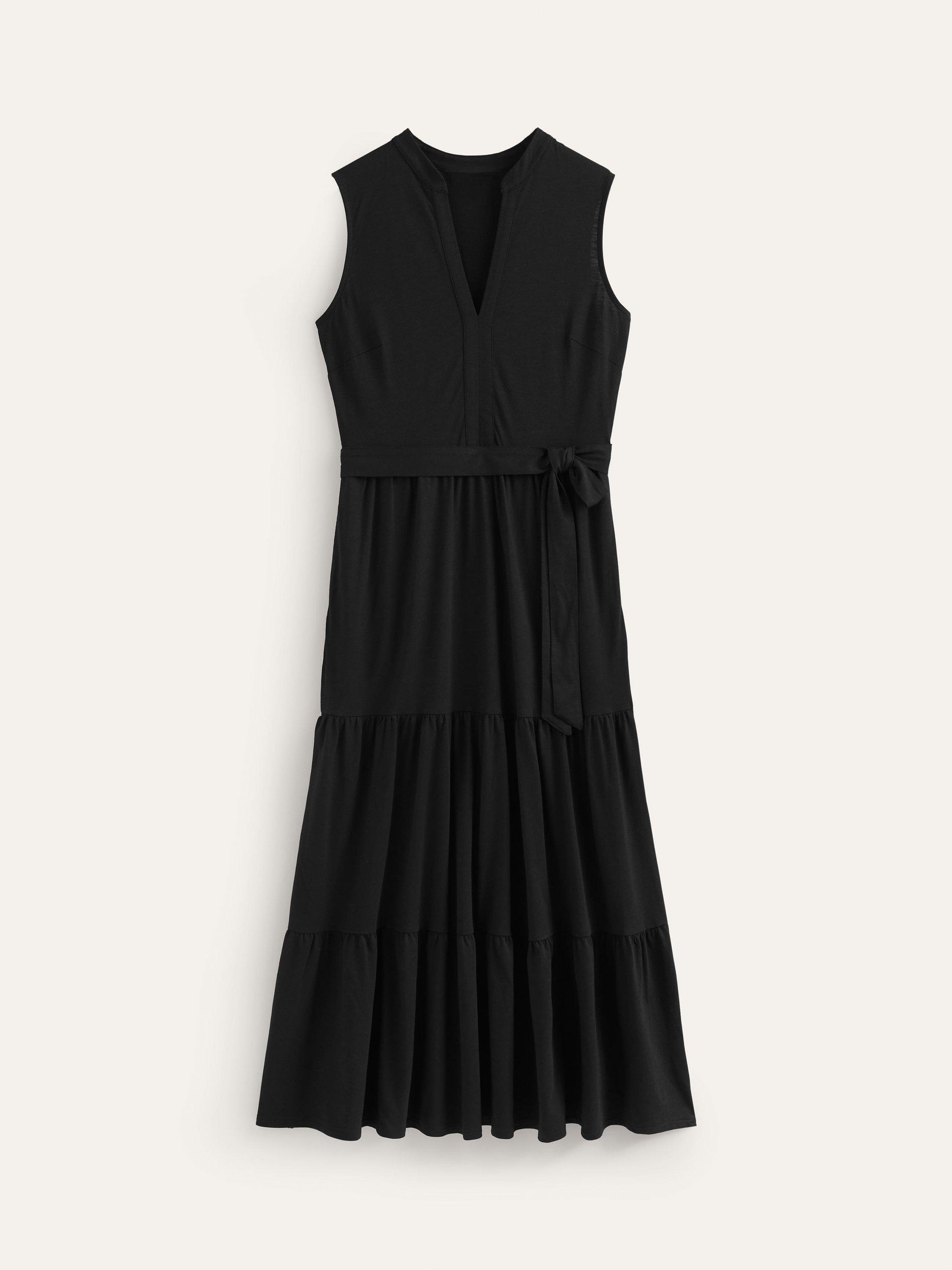 Boden Naomi Notch Jersey Maxi Dress