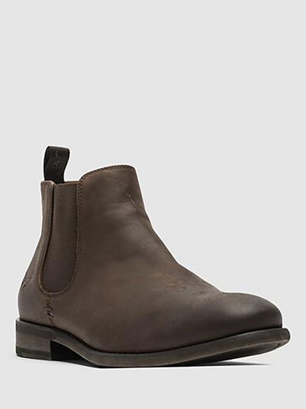 Rodd & Gunn Ealing Leather Chelsea Boots - view 2, Chocolate