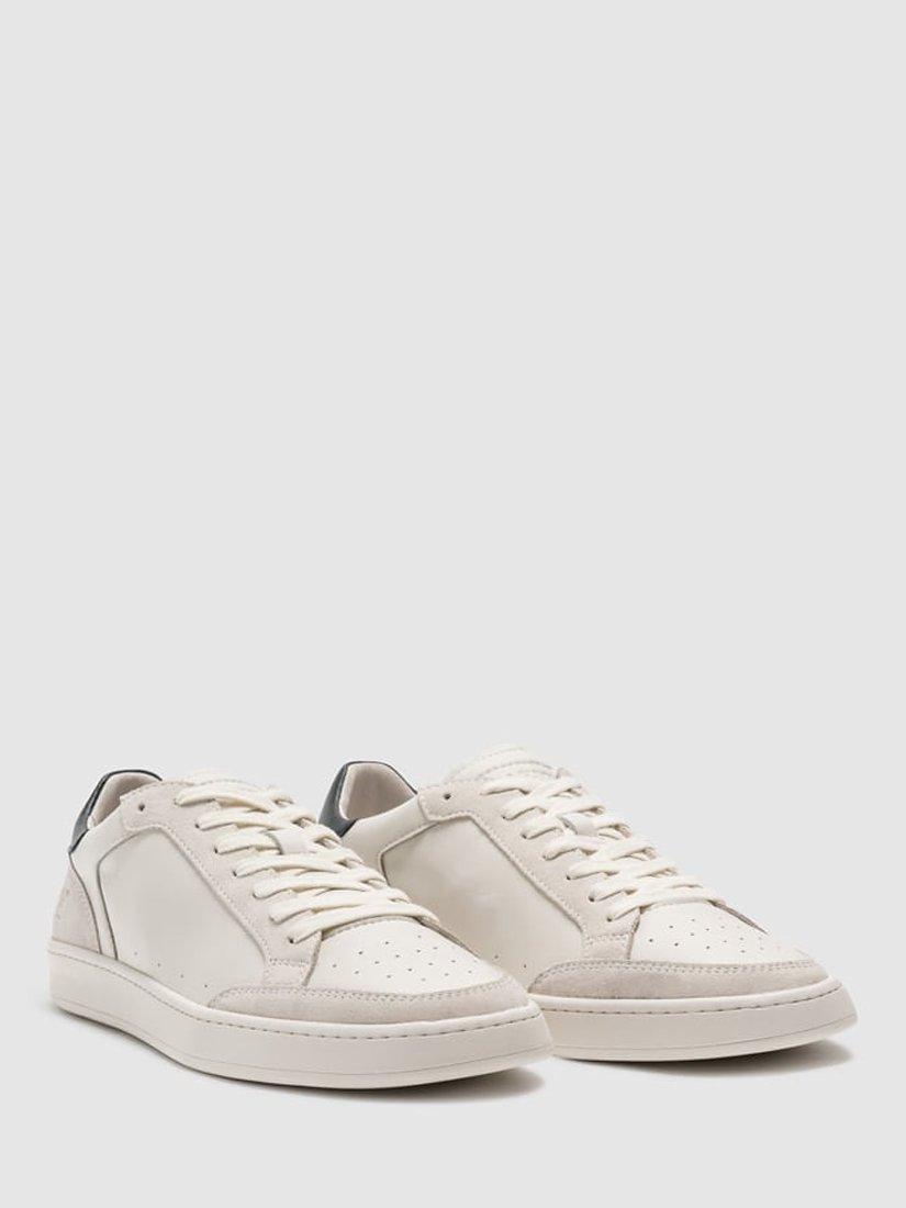 Product image 9 of 9, which shows Rodd & Gunn Sussex Street Leather Lace-up Trainers, Chalk, 6
