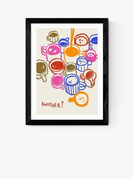 EAST END PRINTS SimplyExtraJordanary 'Another' Framed Print, Black Frame