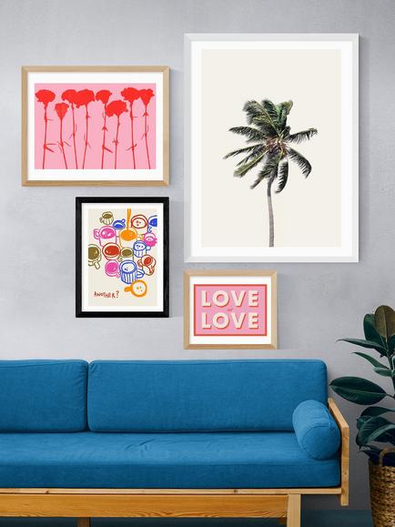 EAST END PRINTS SimplyExtraJordanary 'Another' Framed Print - view 2, Black Frame