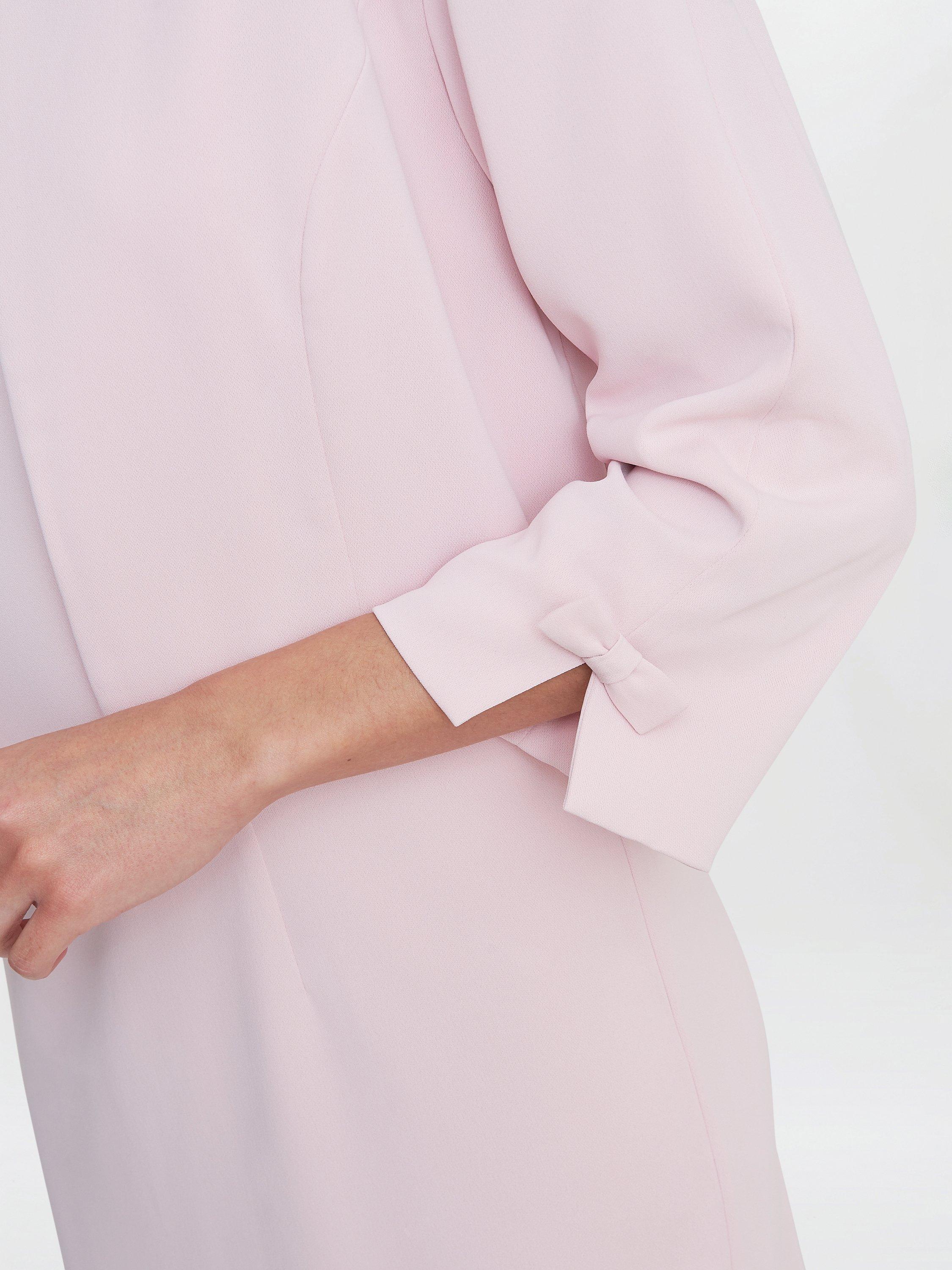 Product image 5 of 6, which shows Gina Bacconi Corinne Stretch Crepe Dress & Jacket, Potpourri Pink, 20